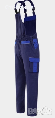 Работен,нов ,мъжки полугащеризон-тъмно син, снимка 2 - Други - 51995840