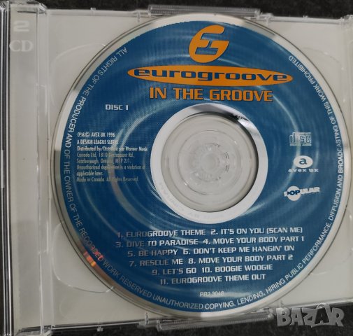 Eurogroove оригинален 2хCD, снимка 2 - CD дискове - 43687341