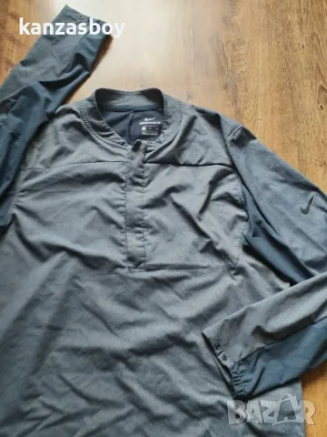 NIKE SHIELD HALF ZIP GOLF JACKET - страхотна мъжка блуза КАТО НОВА М, снимка 9 - Спортни дрехи, екипи - 49306247