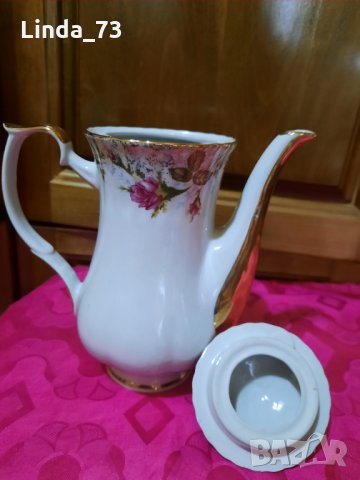 Чайник с рози-полски порцелан. Маркиран за произход., снимка 10 - Аксесоари за кухня - 35183656