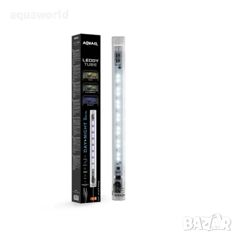 "ПРОМОЦИЯ" LED Осветление Aquael LEDDY Tube Day&Night 7W Sunny 27.3 см, снимка 3 - Оборудване за аквариуми - 48938639