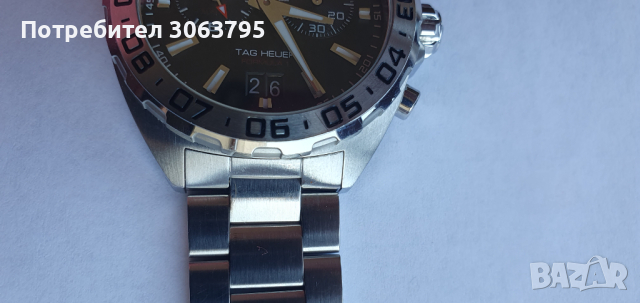 Продавам мъжки часовник Tag Heuer Formula 1, реф. WAZ111A.BA0875, кварц, каса 41, аларма, водоустойч, снимка 5 - Мъжки - 44890314