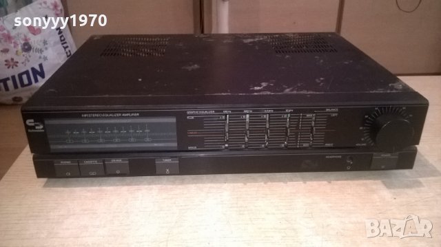 schneider 6145ea-hifi stereo equalizer amplifier-внос франция, снимка 2 - Ресийвъри, усилватели, смесителни пултове - 26246689