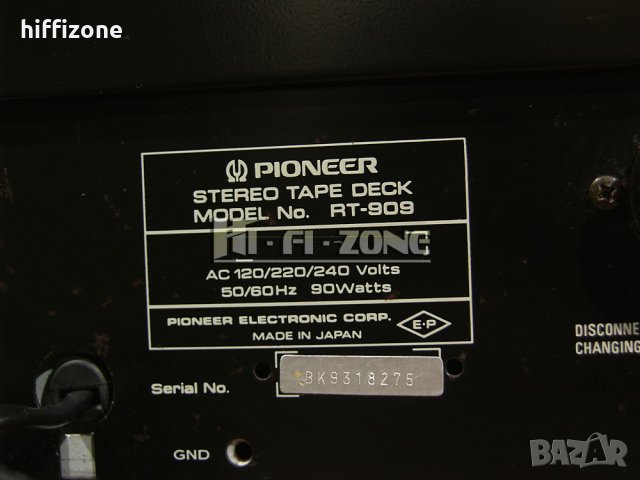 Ролков магнетофон  Pioneer rt-909 /1 , снимка 10 - Грамофони - 43284262