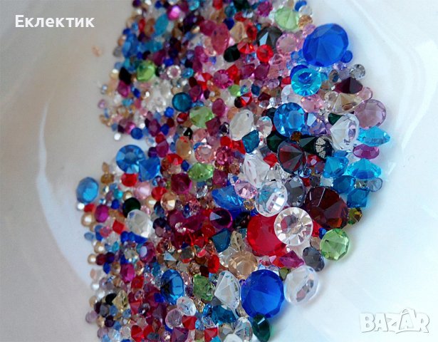 Кристални камъчета — микс, снимка 10 - Продукти за маникюр - 37649168