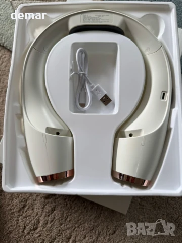 Преносим вентилатор за врата WITHOUSE, 3 скорости, LED дисплей, ултра тих, акумулаторен, бял, снимка 10 - Вентилатори - 50576312