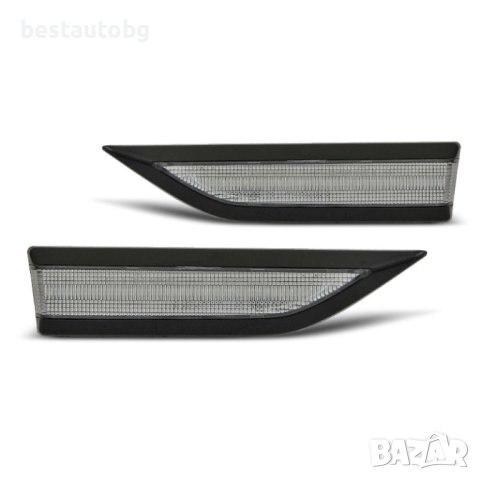 Диодни мигачи за Volkswagen Caddy (2015+) черни с бягаща светлина, снимка 3 - Аксесоари и консумативи - 43250620