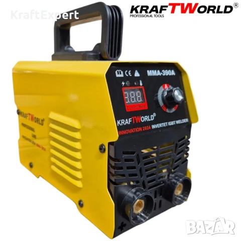 Инверторен Електрожен KraftWorld с Подарък Соларна Маска и Ръкавици – Професионален Комплект, снимка 3 - Други инструменти - 50576191