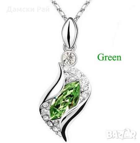 Колие с камъни - различни цветове, снимка 4 - Колиета, медальони, синджири - 33332507