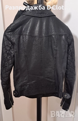 кожено яке естествена кожа XS , снимка 5 - Якета - 51887595
