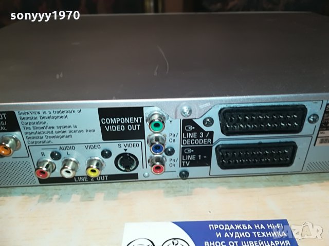 SONY RDR-HX-720 HDD/DVD RECORDER, снимка 13 - Плейъри, домашно кино, прожектори - 29066923