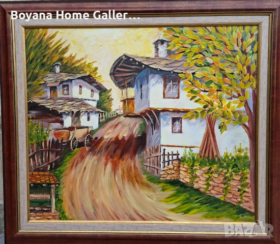 Българска Маслена Авторска  Картина , снимка 6 - Картини - 53478847