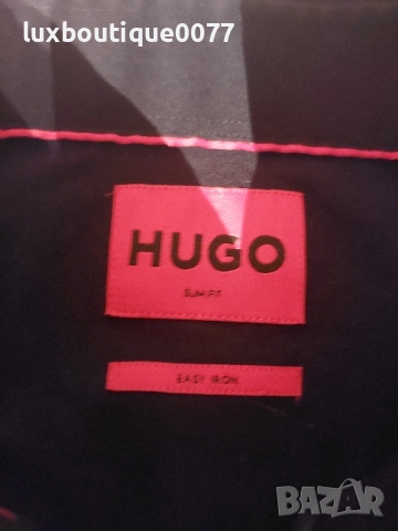 Чисто нова без етикет мъжка риза Hugo boss L, снимка 4 - Ризи - 51636243