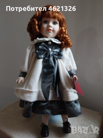 Винтидж порцеланова кукла на Х. Самюел Клер, колекционерска лимитирана серия като нова, снимка 4 - Декорация за дома - 52069202