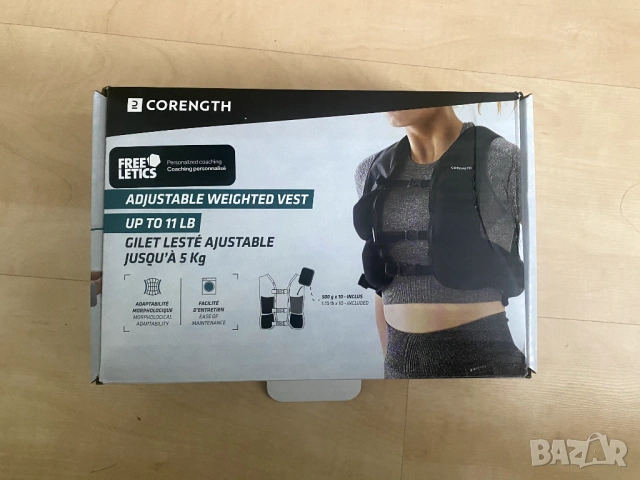 Жилетка с тежести 5 кг, снимка 6 - Фитнес уреди - 52925827