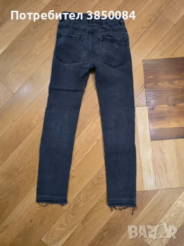 Дънки, кожени клинове, джинси на Zara от 8 г. до 12 г., снимка 5 - Детски панталони и дънки - 47580157