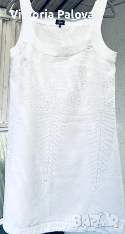 Прекрасна нова бяла рокля TARA COLLECTION , снимка 8 - Рокли - 51025336