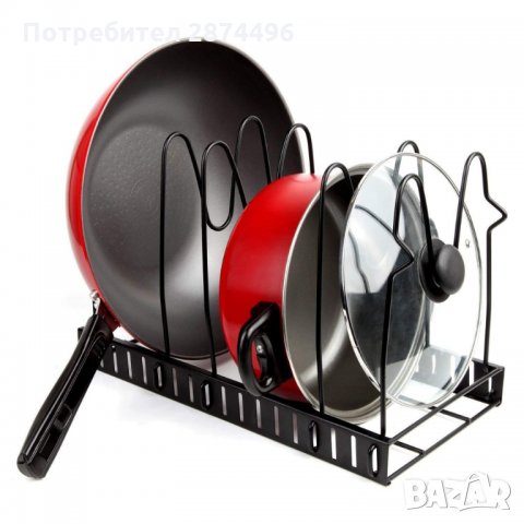2993 Кухненски органайзер за тенджери и тигани, снимка 4 - Аксесоари за кухня - 35356745