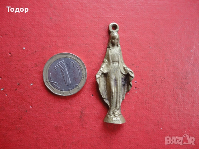 Стара малка бронзова икона 2