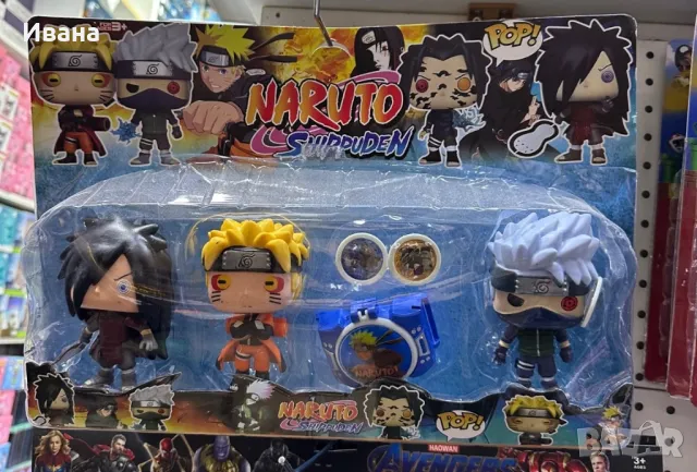 Naruto фигурки Pop Наруто 4 броя