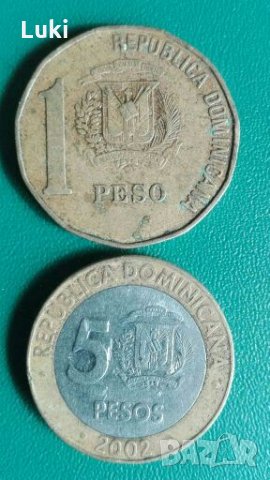 1 и 5 Песос Доминиканска Република