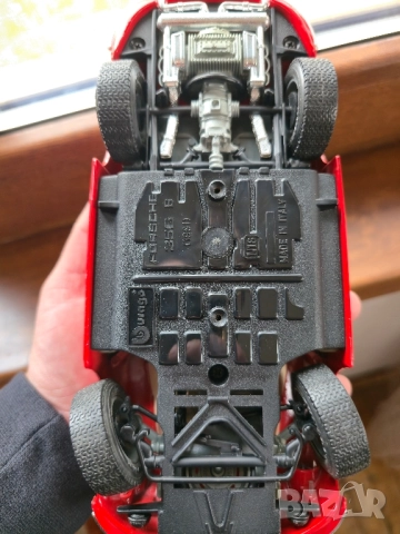 BBURAGO метална колекционерска количка PORSCHE 356B COUPE 1961г. 1:18, снимка 6 - Коли, камиони, мотори, писти - 51993902