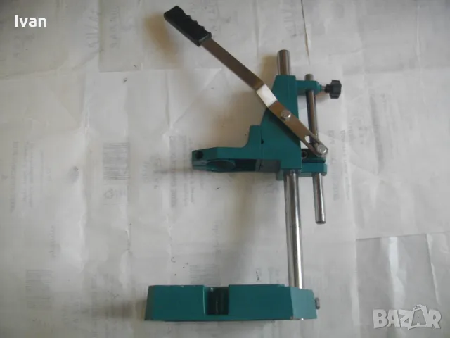 MANESMANN НОВА ОЛЕКОТЕНА АЛУМИНИЕВА ПРОФЕСИОНАЛНА НЕМСКА СТОЙКА ЗА БОРМАШИНА 2,0кг/работен ход 65мм, снимка 15 - Бормашини - 48253407