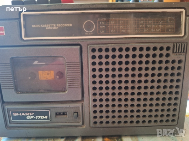 Касетофон Шарп 1704, снимка 7 - Радиокасетофони, транзистори - 51635487