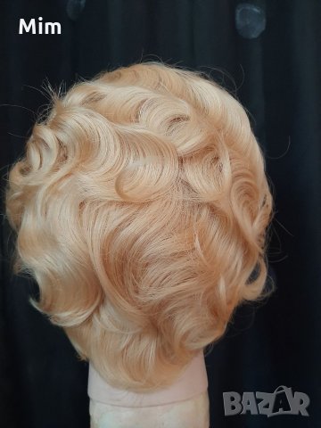 Руса къдрева перука , снимка 3 - Аксесоари за коса - 33522128