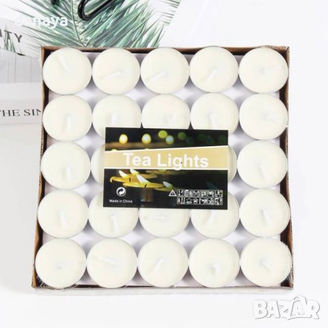 4306 Комплект чаени свещи, 50 броя, снимка 4 - Други - 43422684