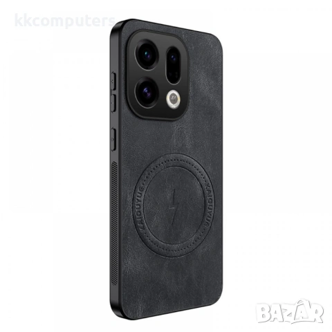 Магнитен Калъф WANLONFENG SD1 за Oppo Find X9 5G - Nappa кожа, PC+TPU, Тънък, Вкл. Протектор - 4 Цвя