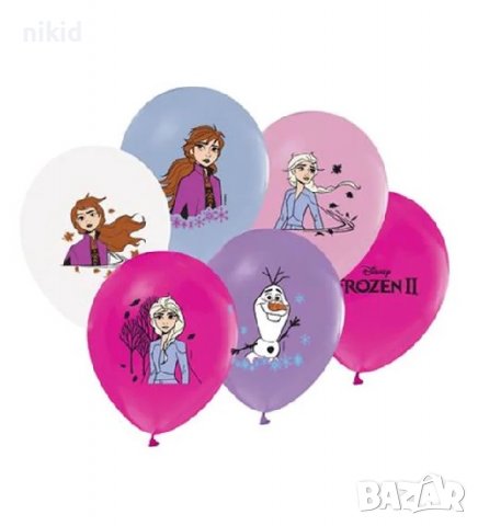 Елза Анна от Замръзналото Кралство Frozen Обикновен надуваем латекс латексов балон парти