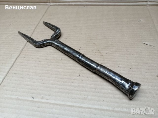 Стара Кована Наковалня За Клепане На Коси / НОМЕР 6'., снимка 4 - Антикварни и старинни предмети - 35525143