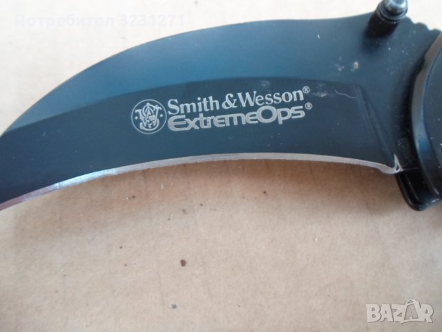 Хубав колекционерски сгъваем нож-необичаен,запазен, снимка 4 - Ножове - 34836319