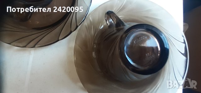 стъклен сервиз за кафе-20лв