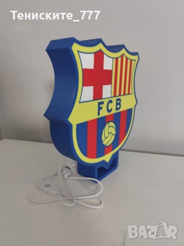 3д лампа FC Barcelona , снимка 2 - Настолни лампи - 51993479