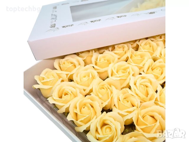 Сапунени рози Love 50 броя в различни цветове, снимка 11 - Декорация за дома - 43611622