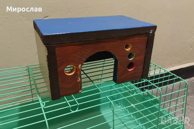 Клетки за домашен любимец 2броя + къщичка, снимка 3 - За гризачи - 47664544