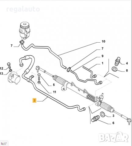 1341403080,4020ZL,4020YN,маркуч хидравлика FIAT DUCATO,CITROEN JUMPER,PEUGEOT BOXER HDI,2001-2006, снимка 5 - Части - 32264291