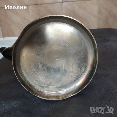 посребрена метална кана,чайник арт деко, снимка 6 - Антикварни и старинни предмети - 32540158