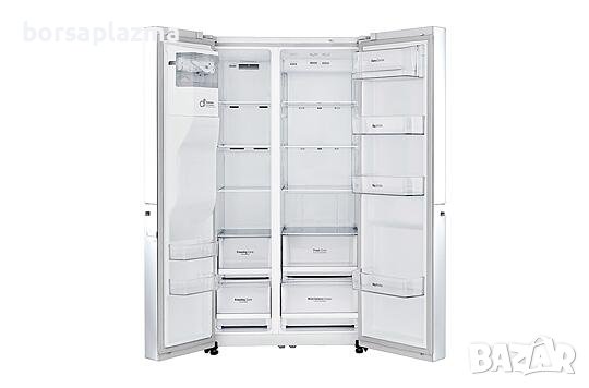 Хладилник с фризер LG GSL-760SWXV SbS, снимка 2 - Хладилници - 36578788