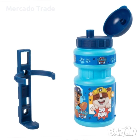 Бутилка за вода за деца Mercado Trade, Розов, Син, снимка 4 - Прибори, съдове, шишета и биберони - 51507969