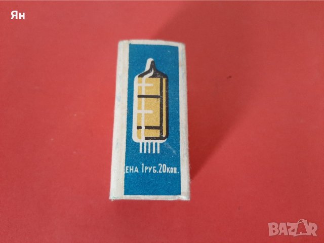 Руска Съветска Аудио Радиолампа Двоен Триод 6Н2П , снимка 2 - Друга електроника - 43611292