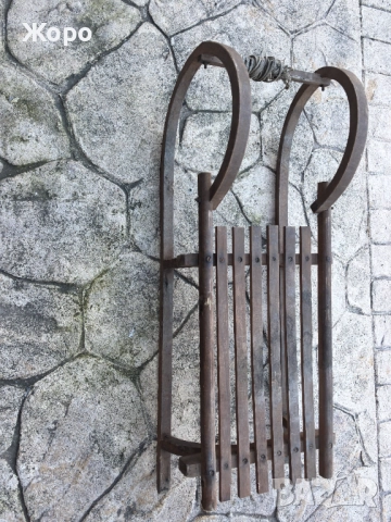 Стара дървена шейна, снимка 2 - Антикварни и старинни предмети - 52737957