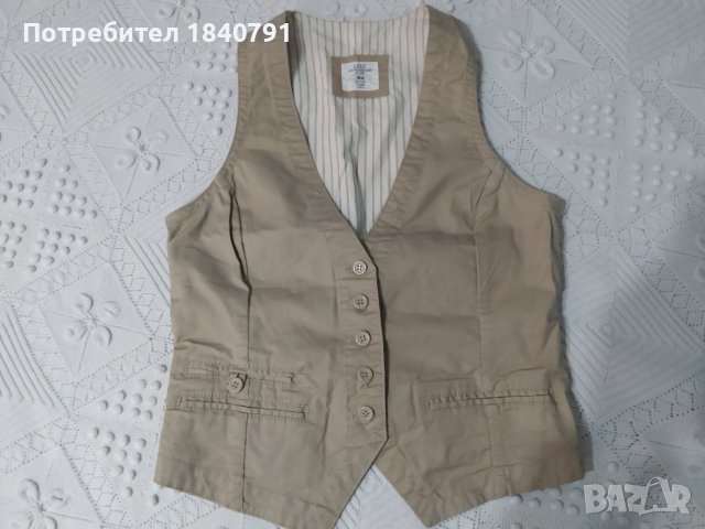 Пясъчен цвят елек H&M (L.O.G.G.) 