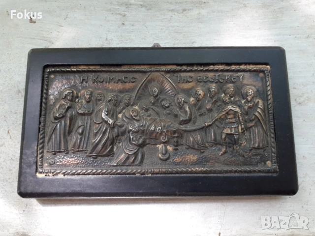 Стара малка сребърна икона със сертификат, снимка 7 - Антикварни и старинни предмети - 53416782