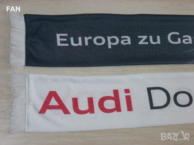 Рекламни шалове на баскетболния отбор на Байерн Мюнхен Bayern München и Ауди AUDI, снимка 3 - Фен артикули - 34791710