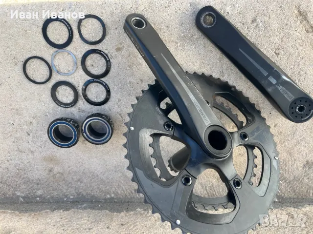 Шосеен курбел с POWERMETER PRAXIS WORKS, снимка 9 - Части за велосипеди - 47730426