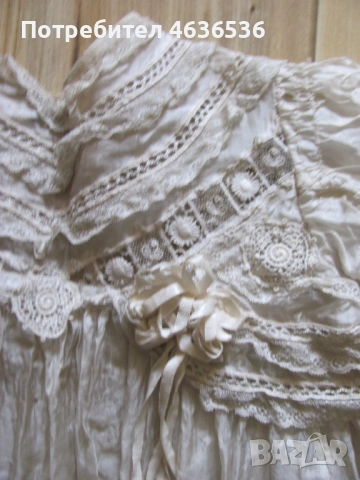 Царство България детска рокля, изключителен модел, снимка 5 - Антикварни и старинни предмети - 53272220