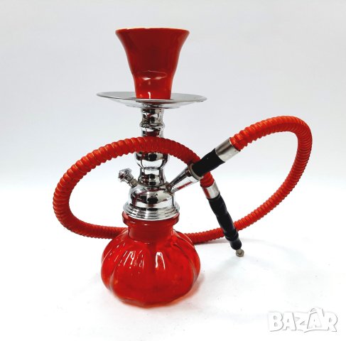 Малко наргиле, червено с маркуч(8.1)